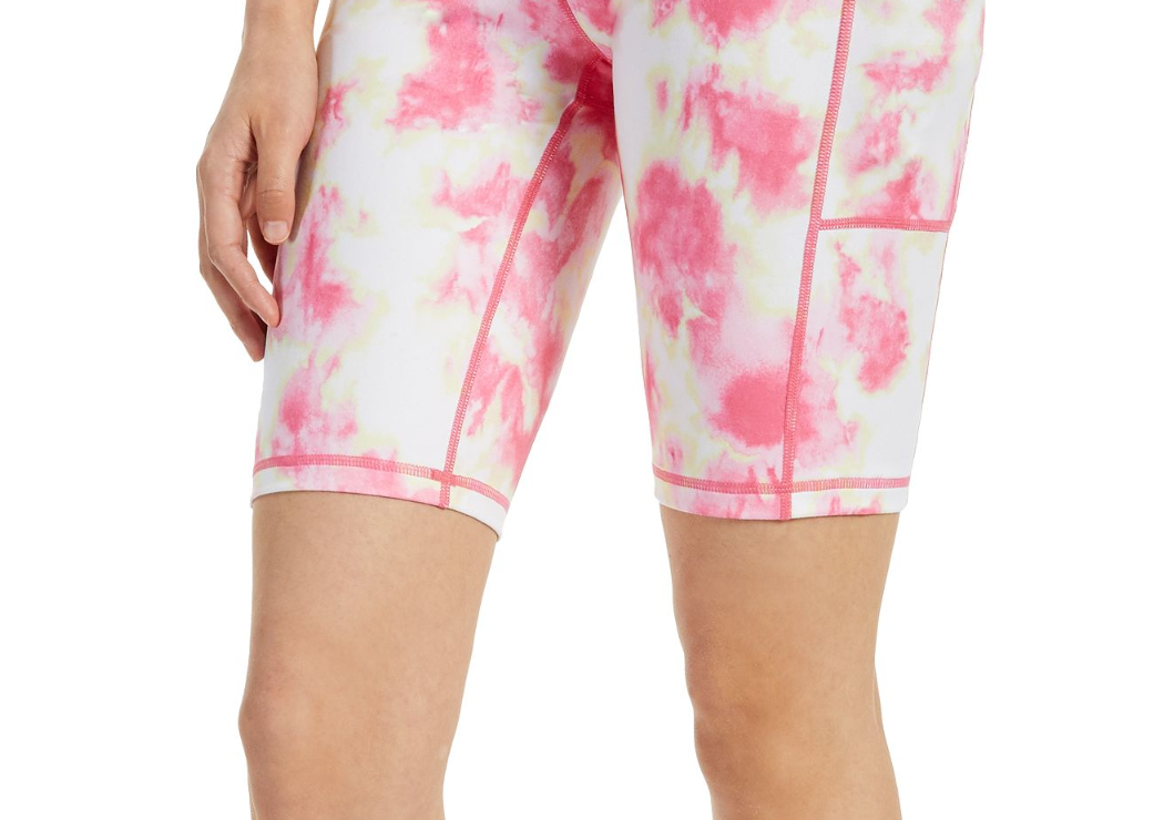 Pantalones cortos de bicicleta de bolsillo para mujer Ideology teñidos con corbata - Imagen 7 de 11