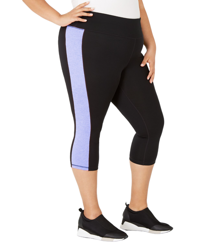 ID Ideology Women's Plus Size Colorblocked Capri Leggings - Picture 32 of 51