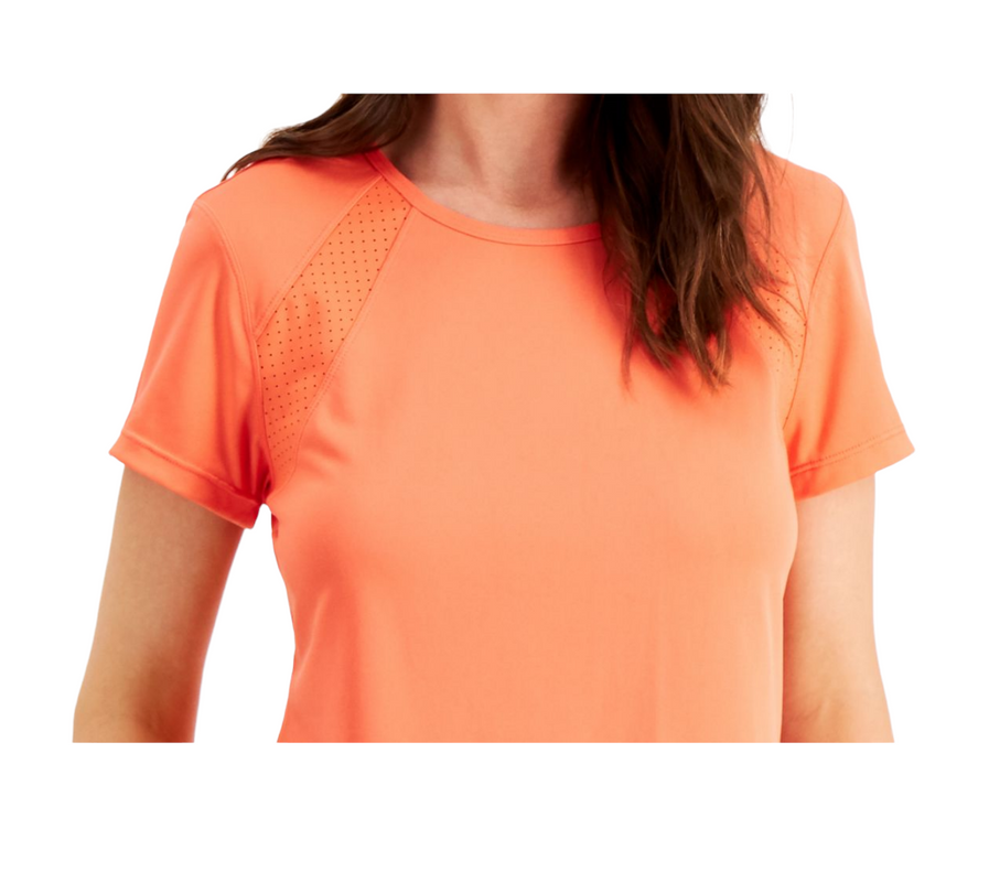 Camiseta perforada cuello redondo para mujer Ideology - Imagen 6 de 6