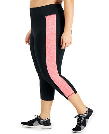 ID Ideology Women's Plus Size Colorblocked Capri Leggings - Picture 35 of 51