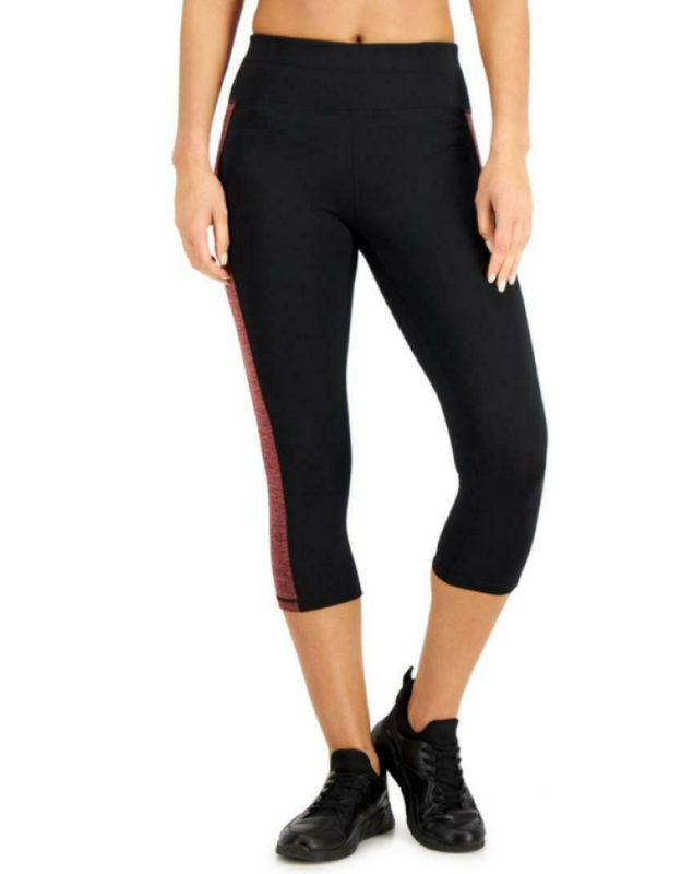 ID Ideology Women's Plus Size Colorblocked Capri Leggings - Picture 38 of 51