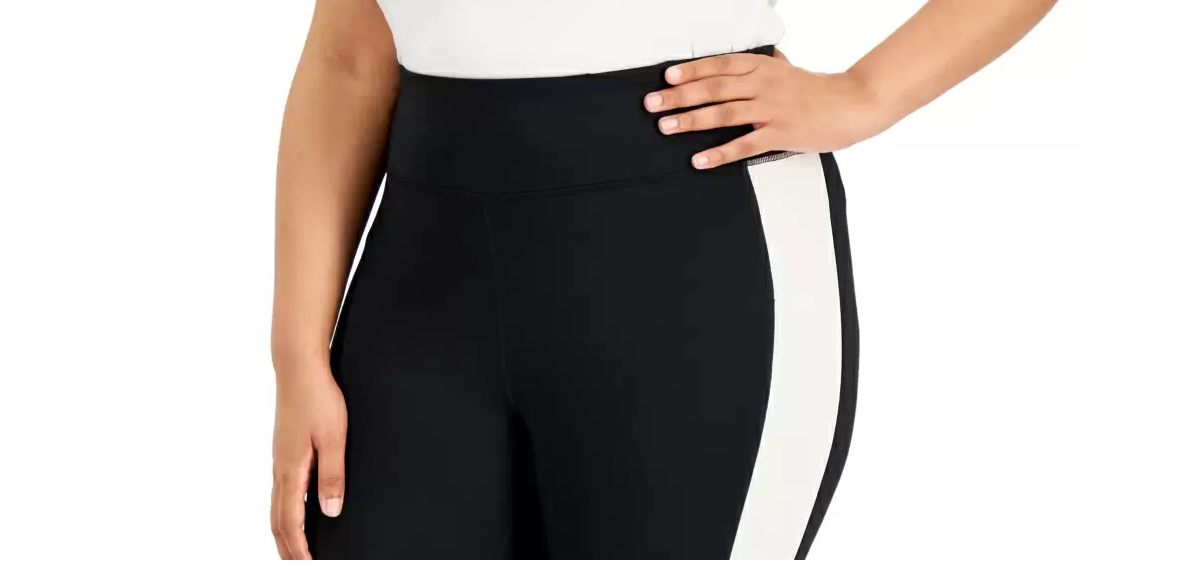 ID Ideology Women's Plus Size Colorblocked Capri Leggings - Picture 44 of 51