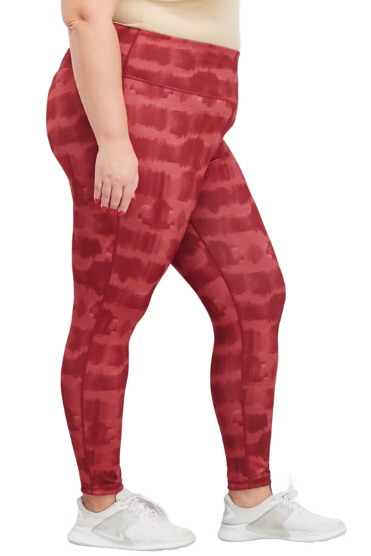 Ideology Women's Plus Size Tie-Dyed Reversible Leggings - Picture 7 of 10