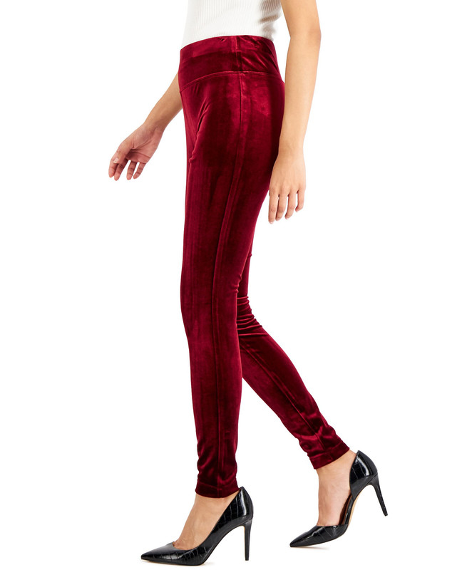 Pantalones ajustados de terciopelo para mujer INC International Concepts Petite - Imagen 15 de 16