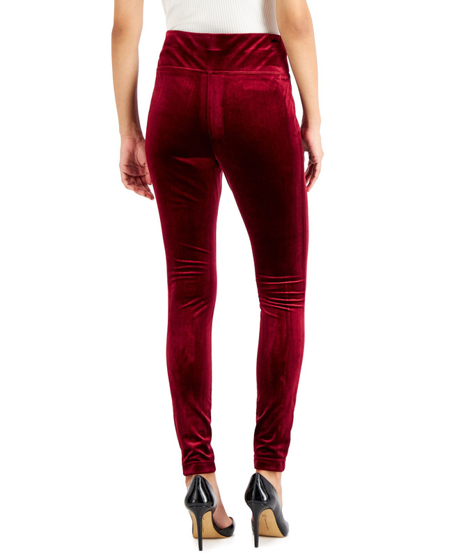 Pantalones ajustados de terciopelo para mujer INC International Concepts Petite - Imagen 13 de 16