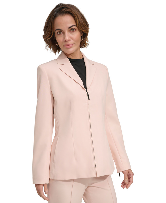 DKNY Women's Zip-Front Jacket - Picture 7 of 10