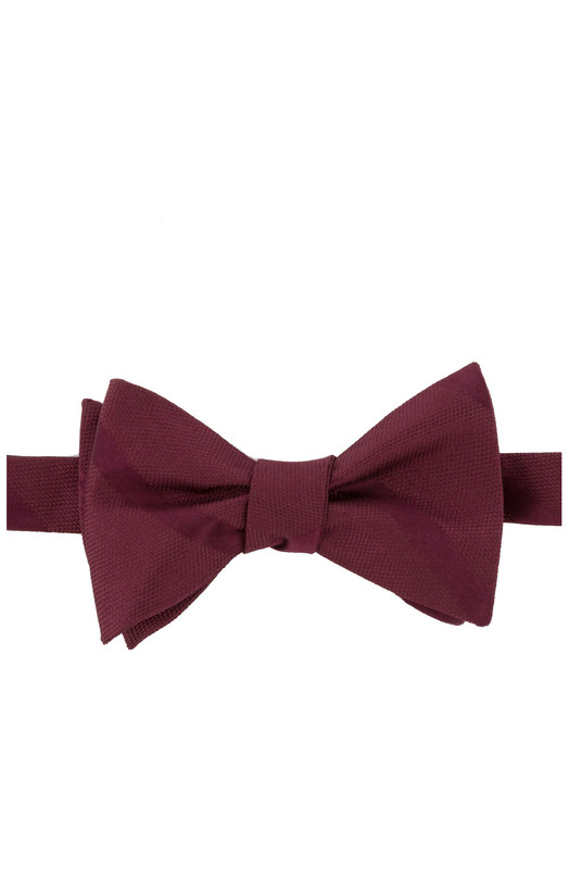 Мужской шелковый галстук-бабочка в текстурную полоску от Tommy Hilfiger 3790₽