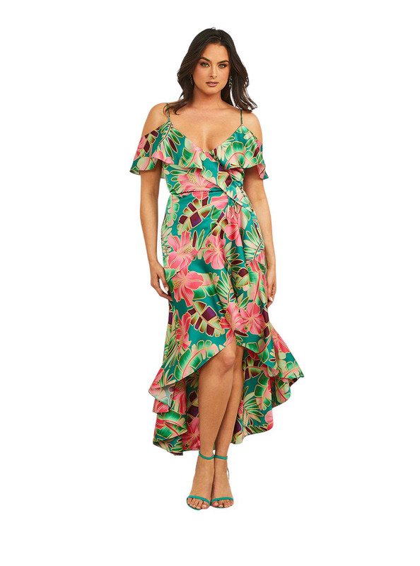 Marciano By Guess Women&rsquo;s Paradiso Wrap Midi Dress