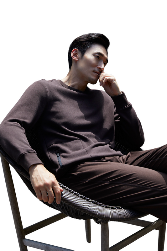Sudadera Pijama de Lanza Cepillada Natori Para Hombre Bagani Calce Clásico - Imagen 12 de 12