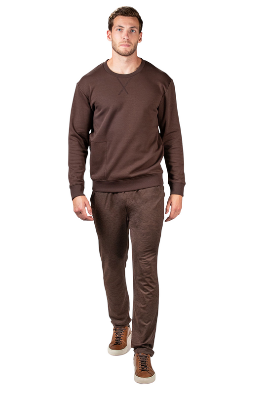 Sudadera Pijama de Lanza Cepillada Natori Para Hombre Bagani Calce Clásico - Imagen 9 de 12