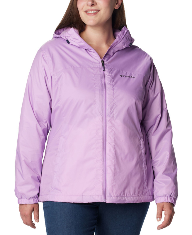 Columbia Women's Plus Size Switchback Sherpa-Lined Jacket (Gumdrop