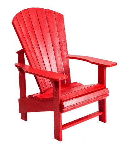 C.R Plastics Upright Adirondack Chair