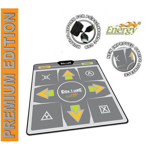 DDR Energy Premium Edition Dance Pad for PS2 Xbox PC Wii 852165001183