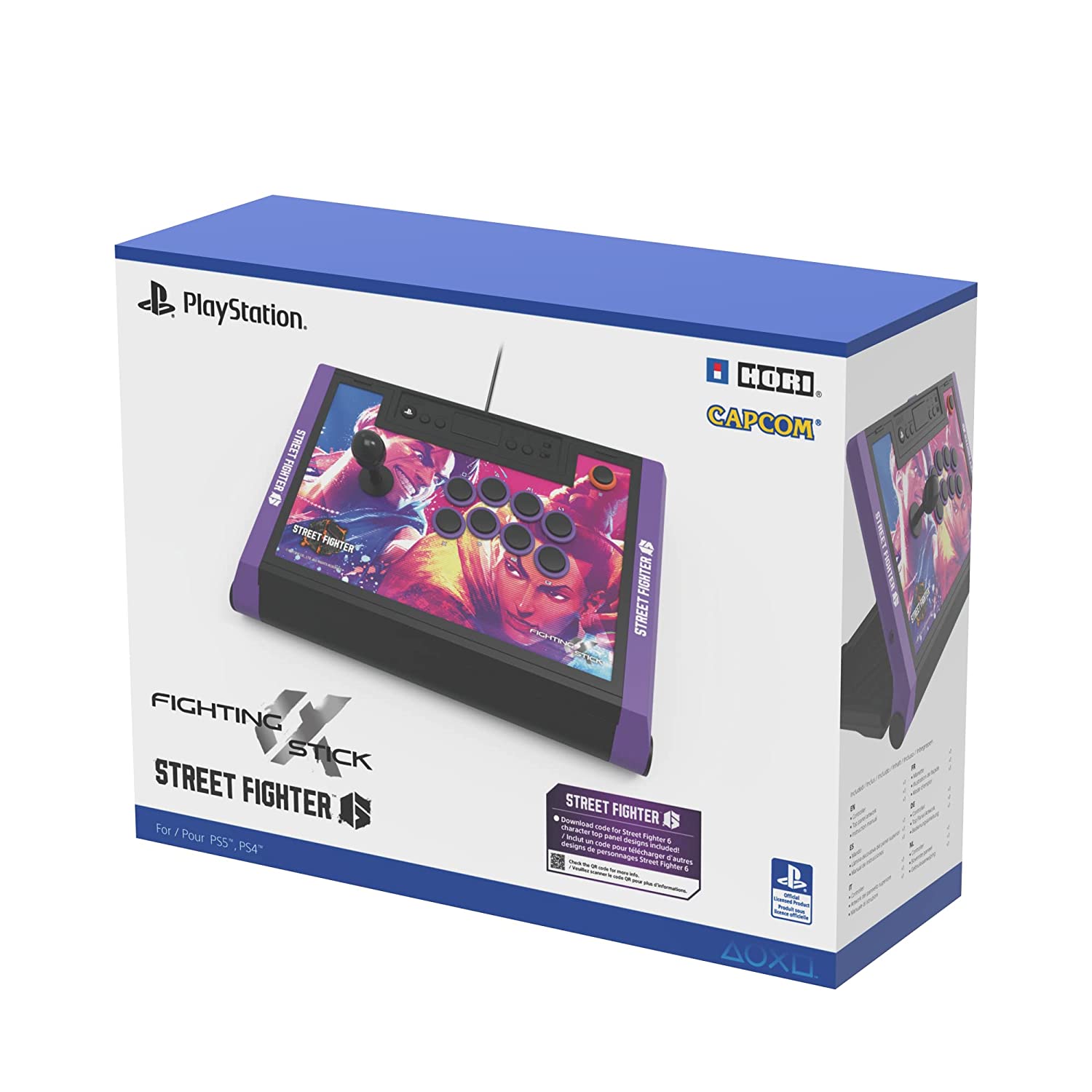 HORI Fighting Stick Alpha Fight for PS5,PS4,PC SF6 Street