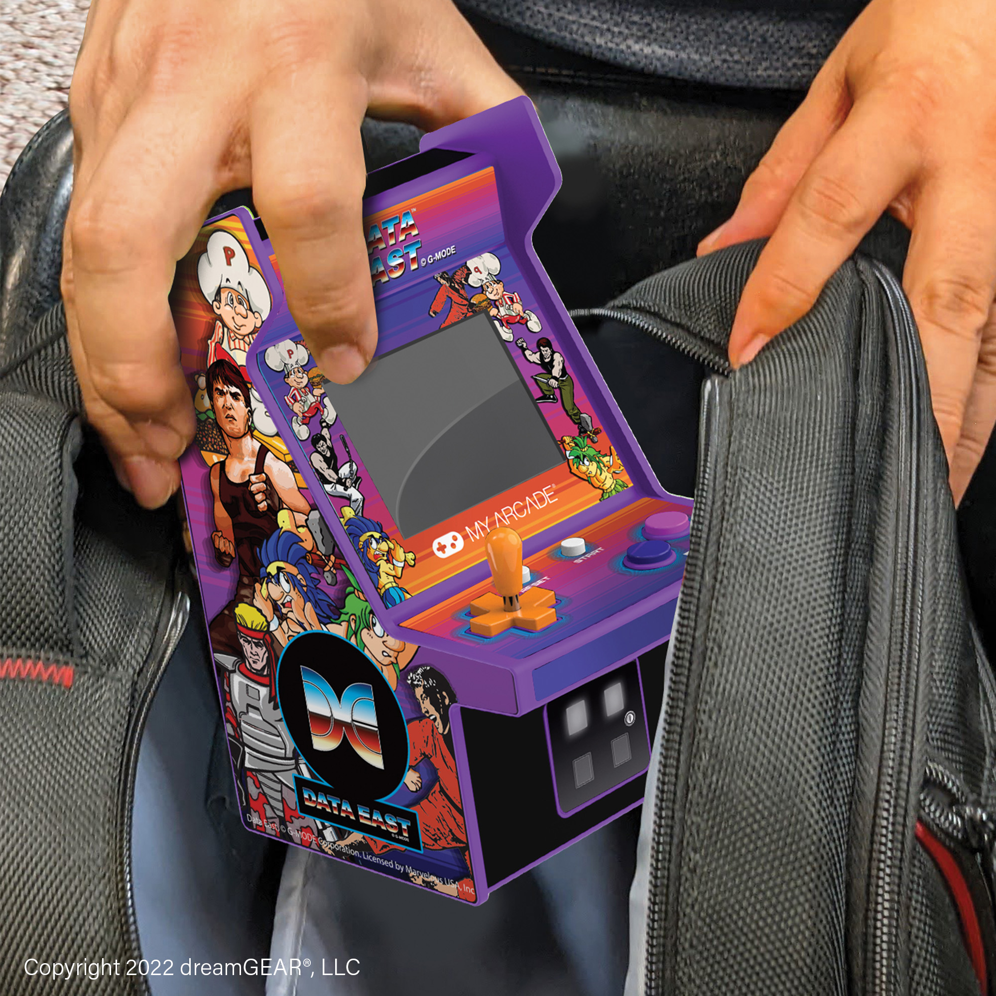 My Arcade Data East Hits Micro Player Portable Retro Mini Arcade