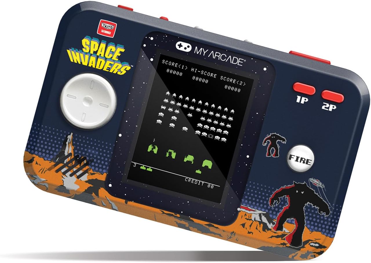 CorvettekazuTAITO SPACE INVADERS アーケー My Arcade Space Invaders Pocket Player Pro: Portable Video Game