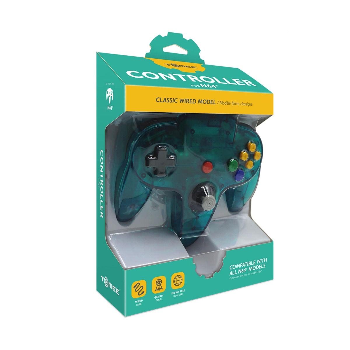 Tomee Controller for N64(Gold/Gray/Yellow/Red/Green/Black/Blue/Turquoise/Purple) - Picture 25 of 28