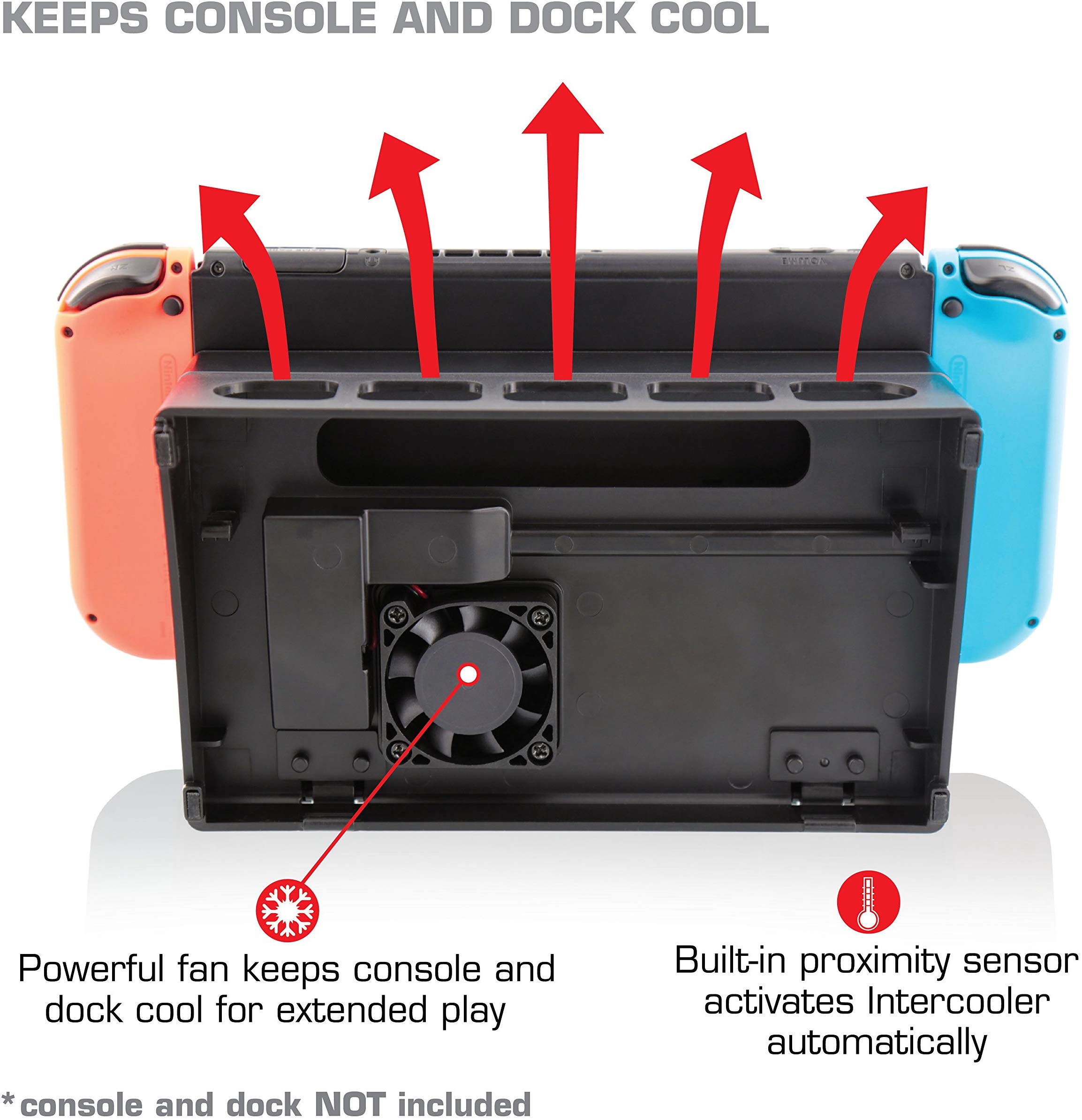 Nyko Intercooler Stand Horizontal/Vertical Dock Cooling Fan for
