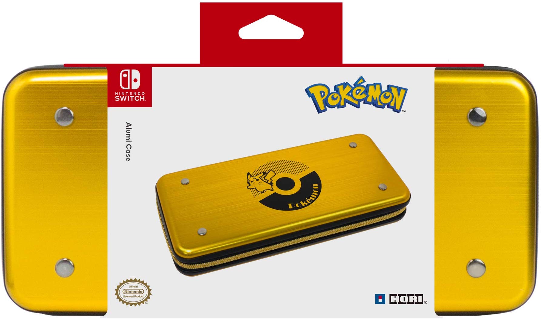 HORI Official Pokemon Pikachu Alumi Gold Case for Nintendo Switch | eBay