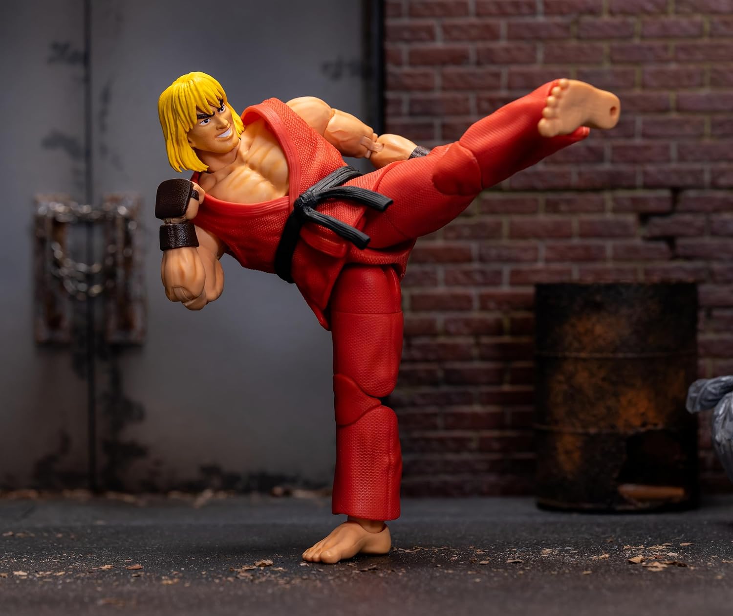 Street Fighter II Ken 1/12 Scale Action Figure Toy