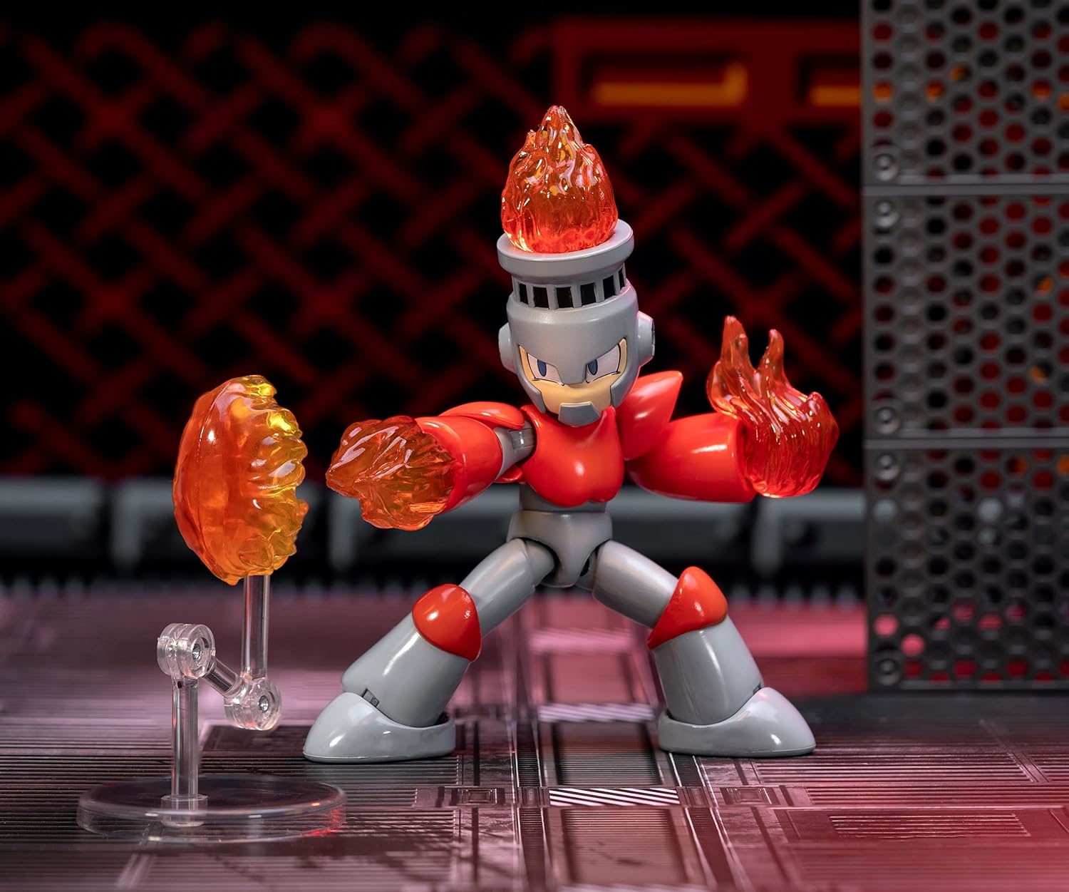 Mega Man Fire Man Official 1/12 Scale Action Figure Toys for Kids