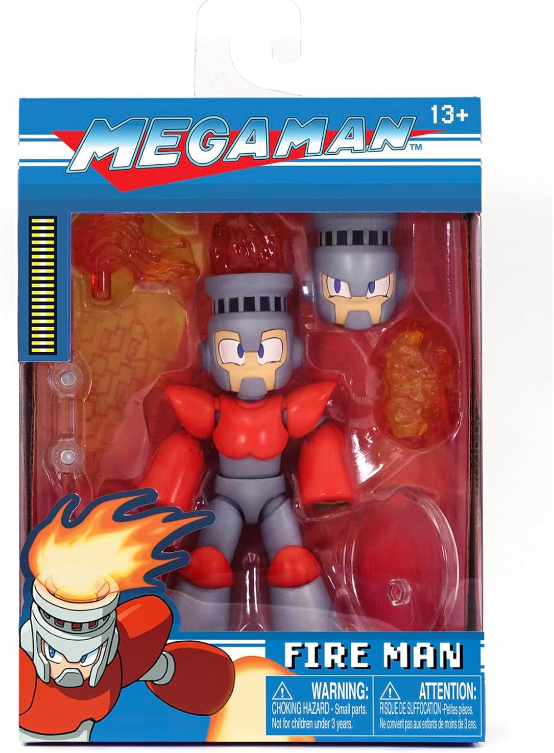 Mega Man Fire Man Official 1/12 Scale Action Figure Toys for Kids