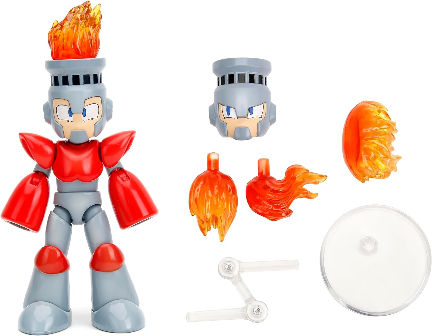 Mega Man Fire Man Official 1/12 Scale Action Figure Toys for Kids
