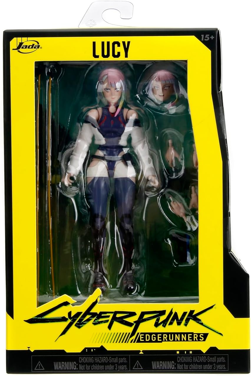 Jada Toys Cyberpunk Edgerunners Lucy 1:12 Scale 5.7” Action Figure
