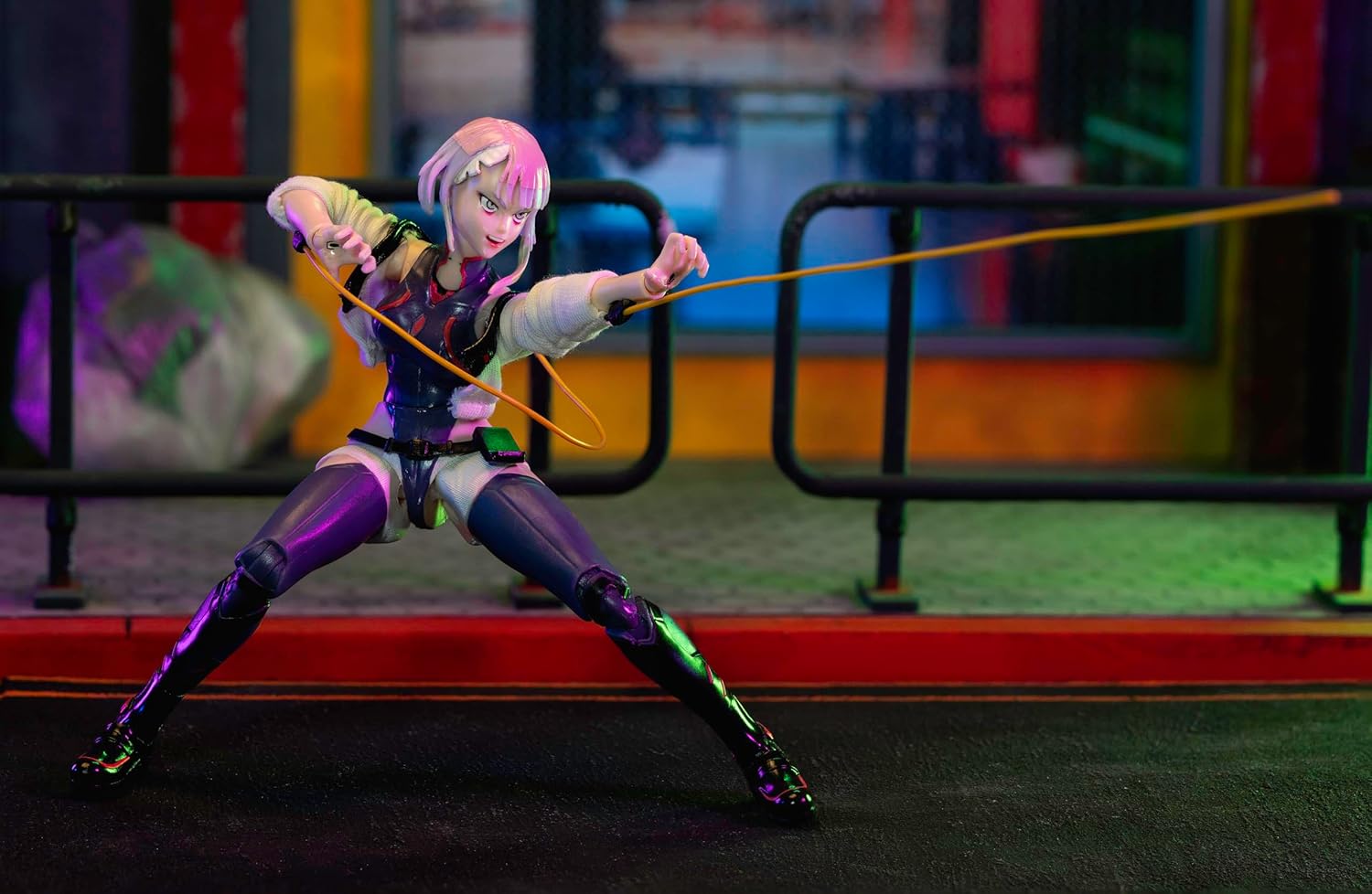 Jada Toys Cyberpunk Edgerunners Lucy 1:12 Scale 5.7” Action Figure