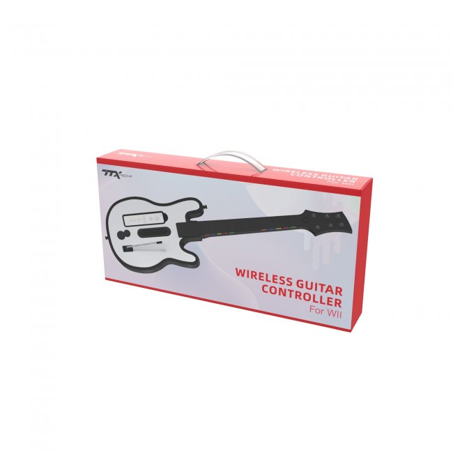 TTX Tech Wireless Guitar Controller with RGB LED for Wii Guitar