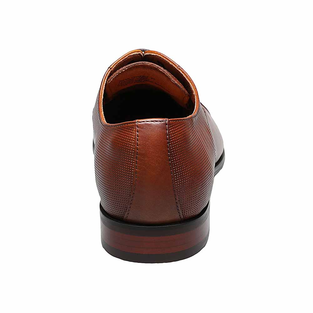 Florsheim Postino Cognac Smooth Leather Cap Toe Derby Dress Shoes 13 D Wedding Florsheim  main image 3