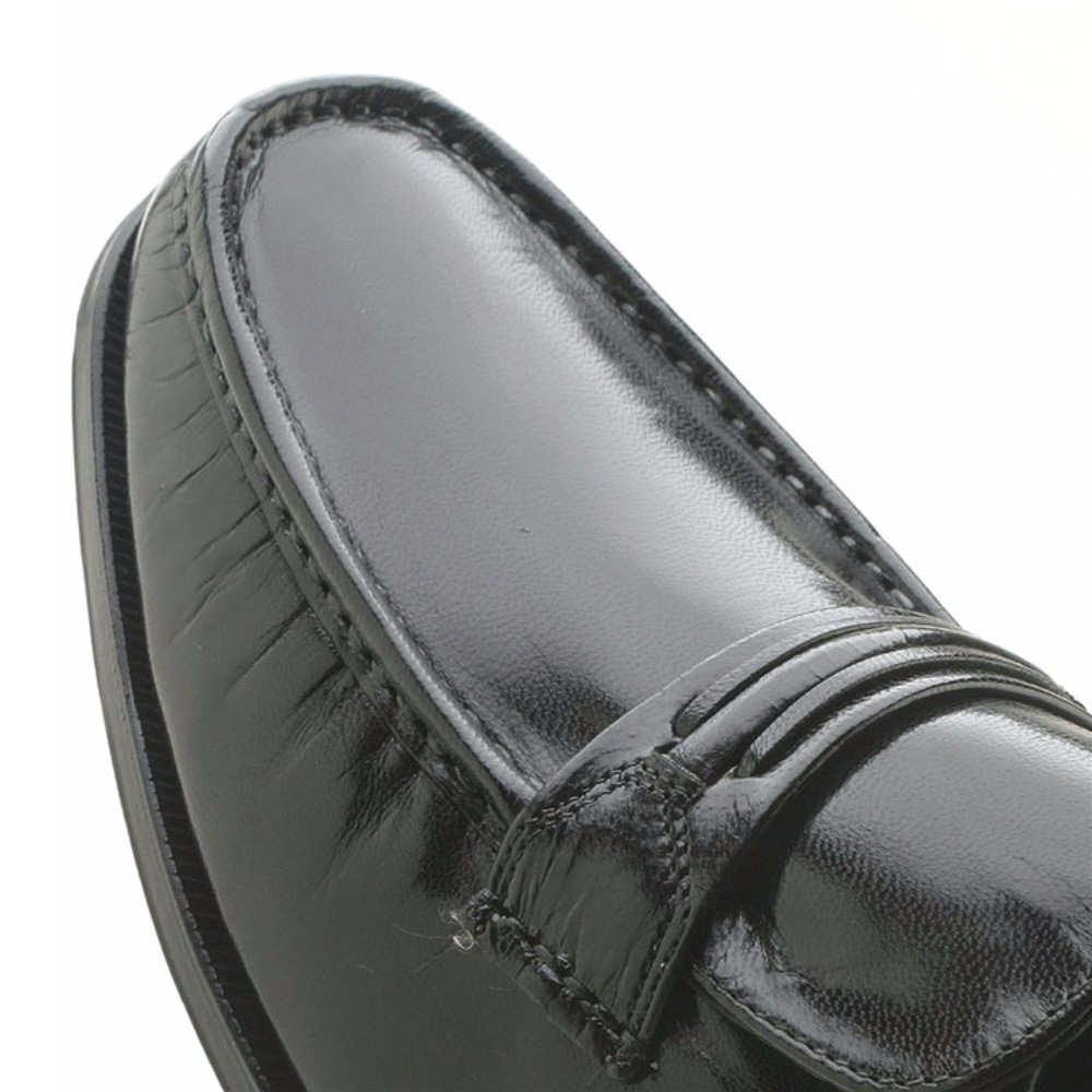 Florsheim Como Black Moc Toe Strap Loafer - Picture 9 of 96