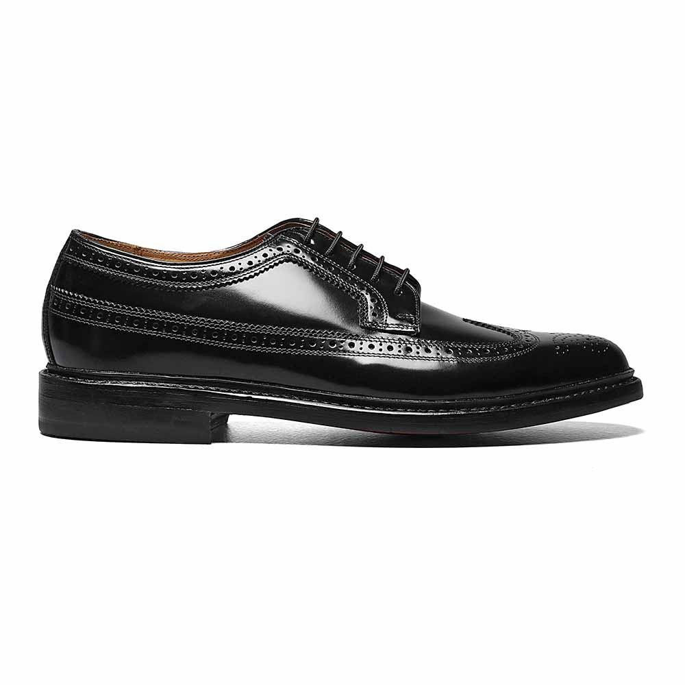 RIGHT SHOE ONLY Florsheim MENS 10 D Kenmoor Imperial Black Leather Wingtip Derby RIGHT SHOE ONLY Florsheim MENS 10 D Kenmoor Imperial Black  main image 3
