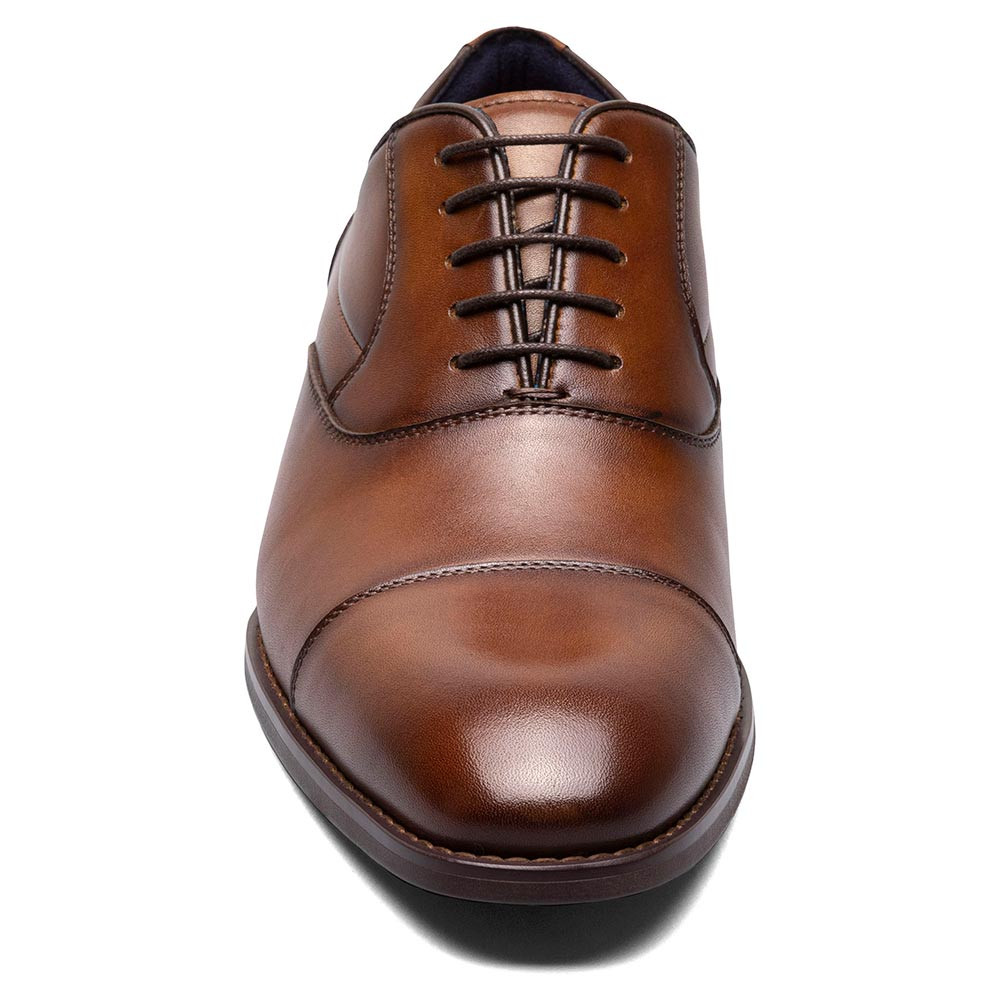 Stacy Adams Kallum Cap Toe Dress Shoes Burnished Cognac Brown Mens 8.5 M Work Stacy Adams Men main image 3