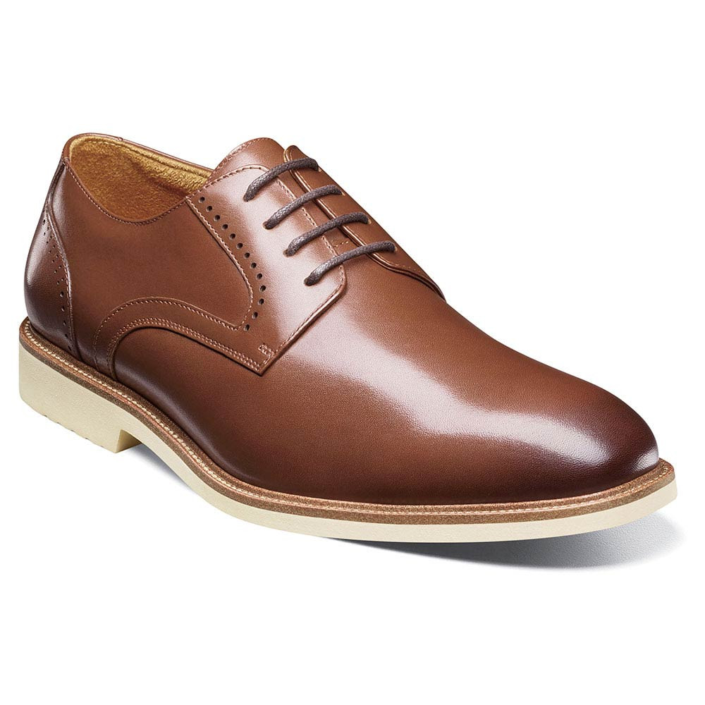 Stacy Adams Brown Oxford Shoes with Polished Leather and Closed Lacing size 9 stacy-adams-mens-leather-dress  main image 4