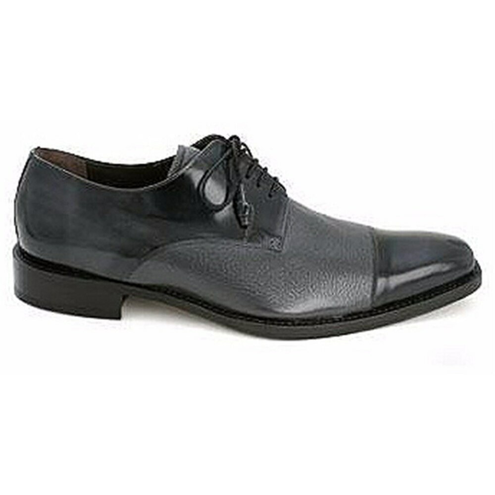 Oxford Mezlan Soka gris cordones piel de ciervo genuina - Imagen 5 de 10
