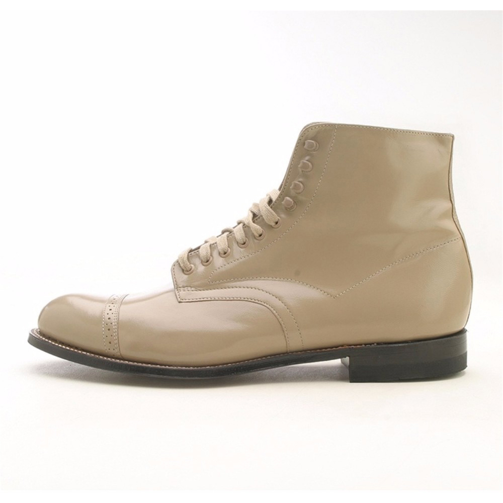 Stacy Adams Madison Taupe Leather Dress Boots - Picture 24 of 37