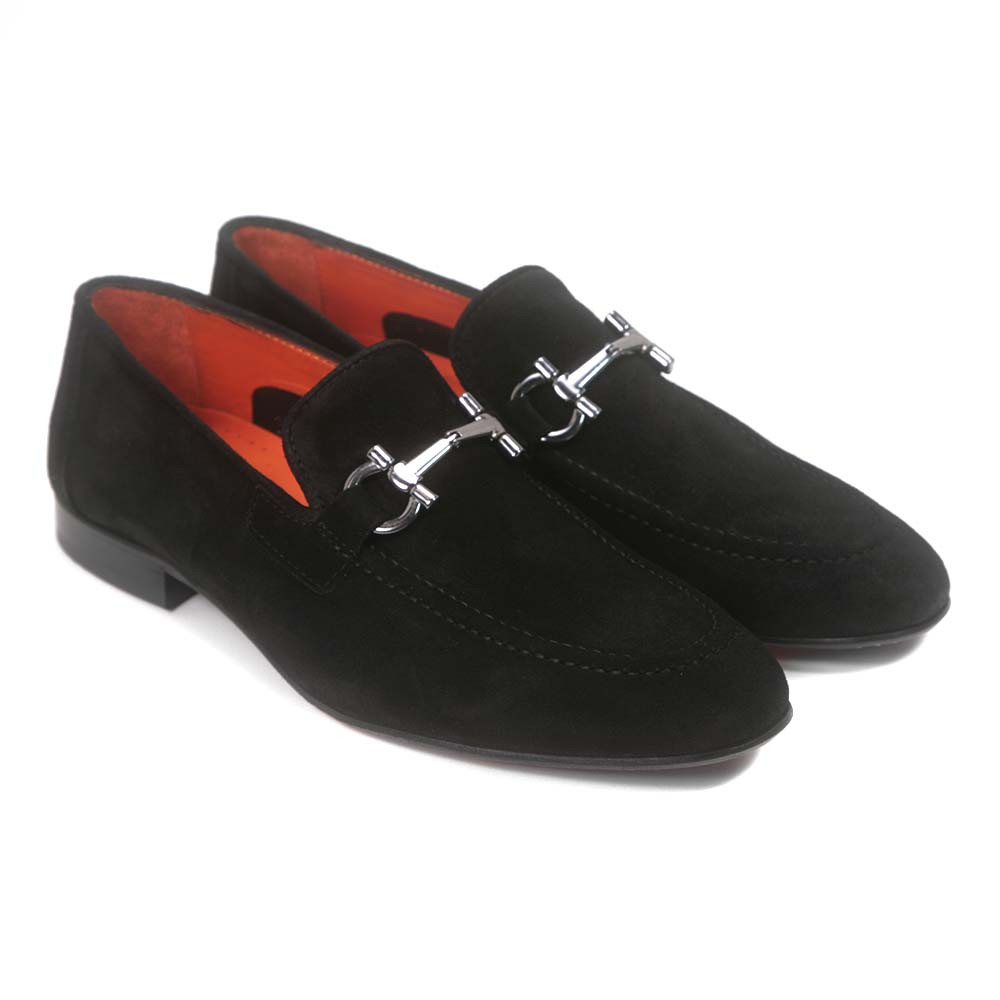 Sigotto Uomo Black Suele Bit Leather Sole Loafer - Picture 17 of 24