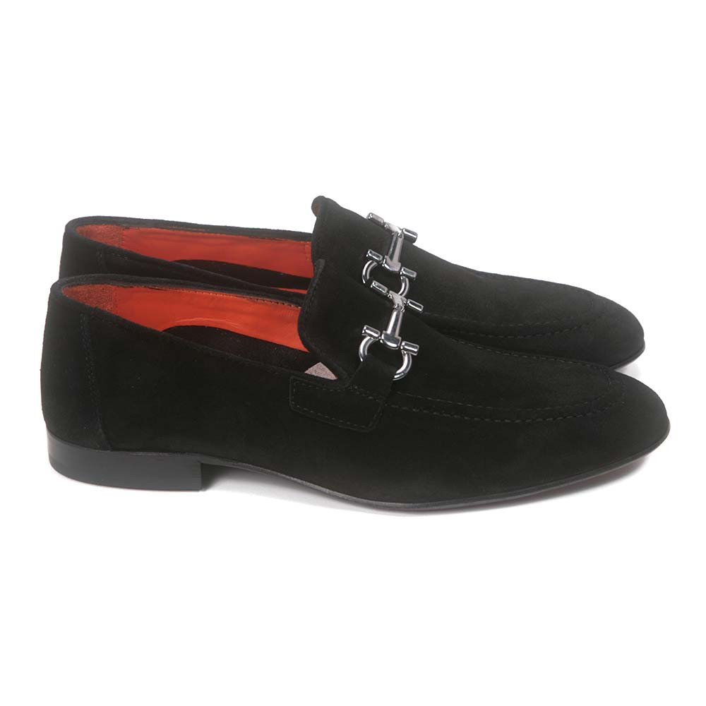 Sigotto Uomo Black Suele Bit Leather Sole Loafer - Picture 22 of 24