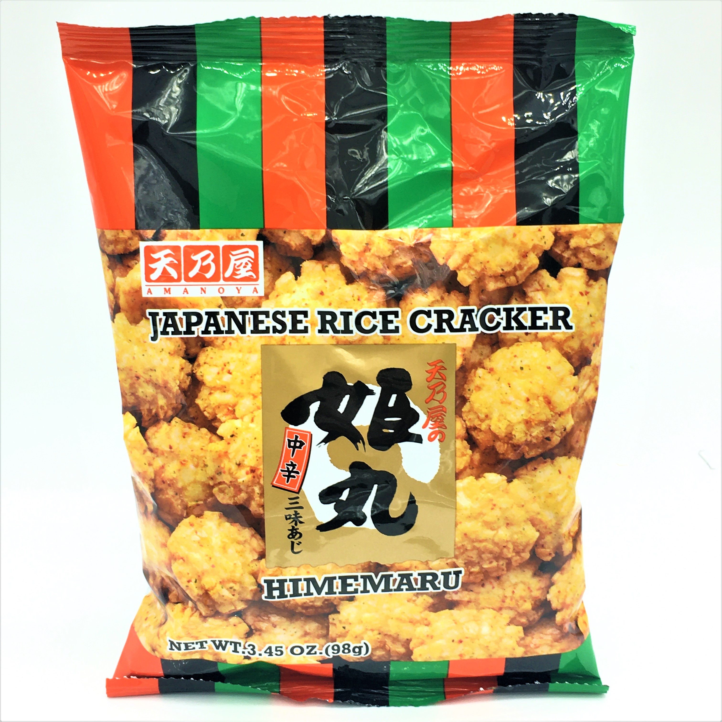 Japanese Rice Cracker Amanoya MSize Himemaru, 3.45 oz 4901035210326