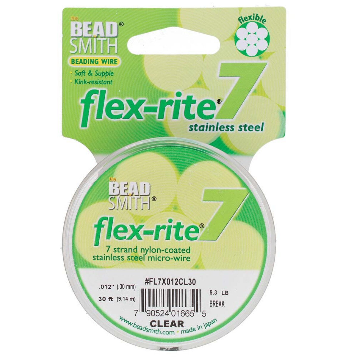FLEX-RITE Flexrite 7 Strand Beading Wire Nylon Coated Metal 10-1,000 feet CHOICE - Picture 7 of 47