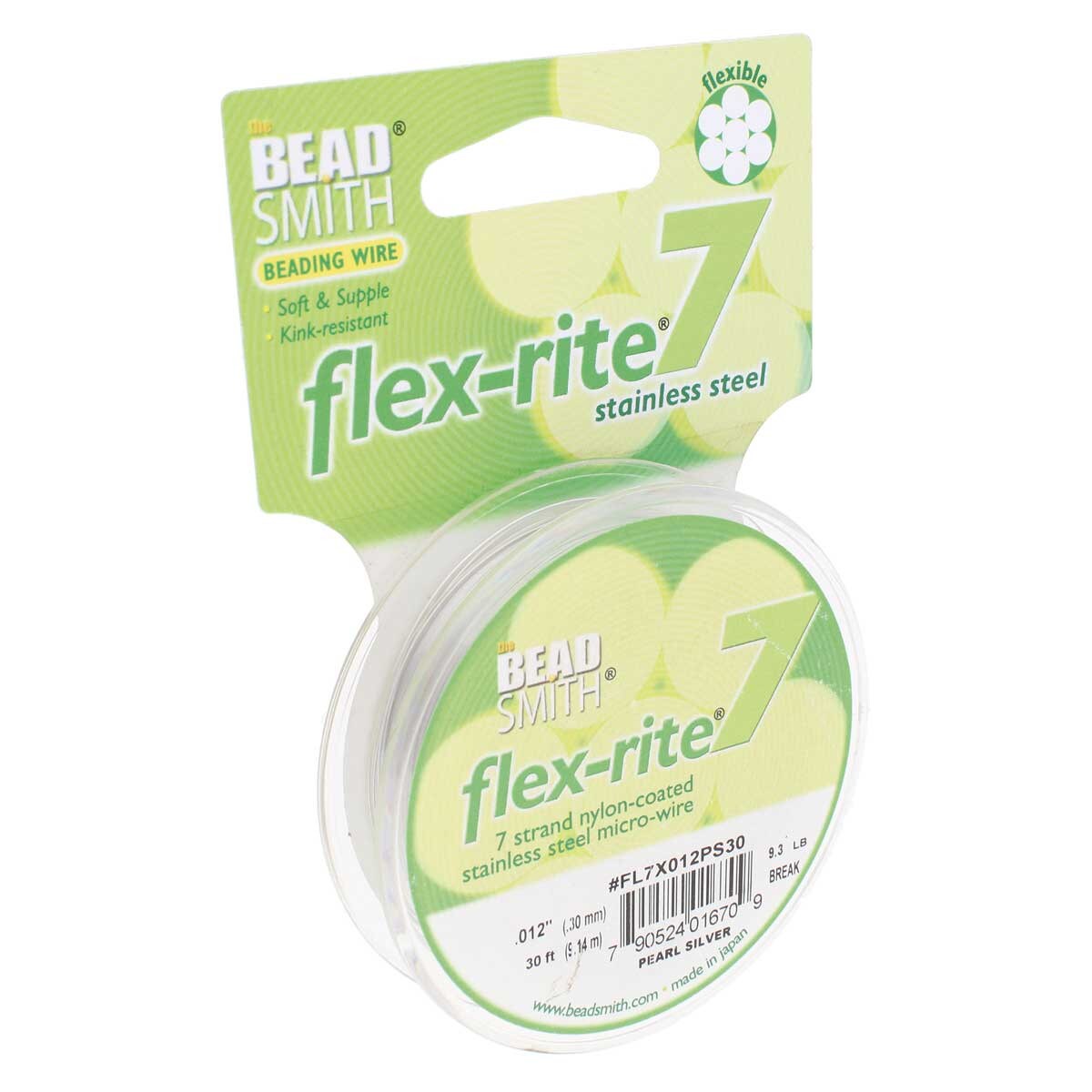 FLEX-RITE Flexrite 7 Strand Beading Wire Nylon Coated Metal 10-1,000 feet CHOICE - Picture 19 of 47