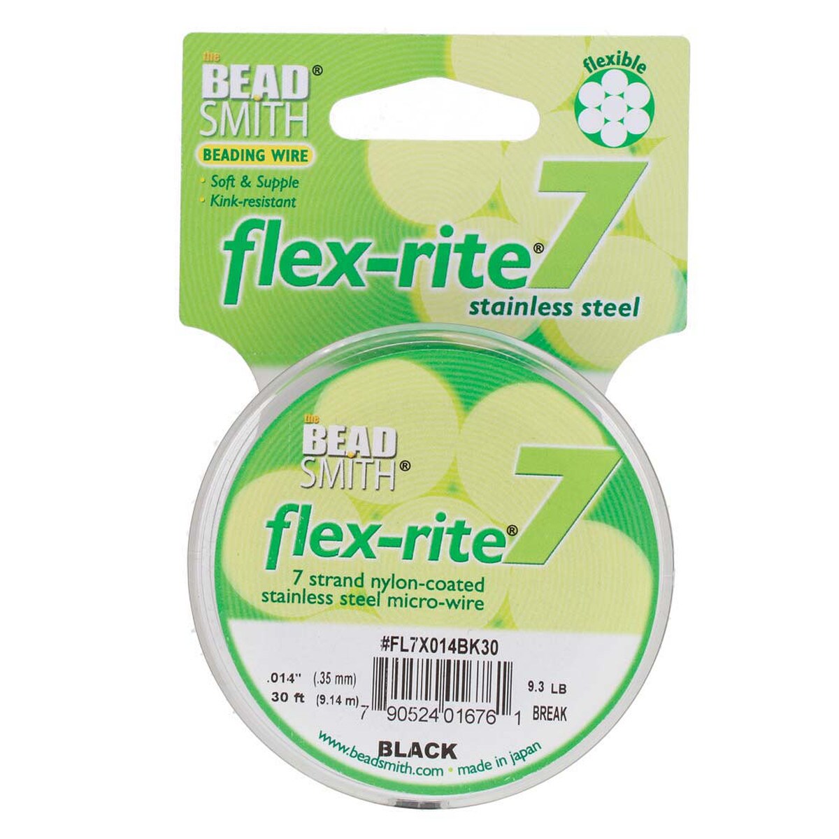 FLEX-RITE Flexrite 7 Strand Beading Wire Nylon Coated Metal 10-1,000 feet CHOICE - Picture 33 of 47
