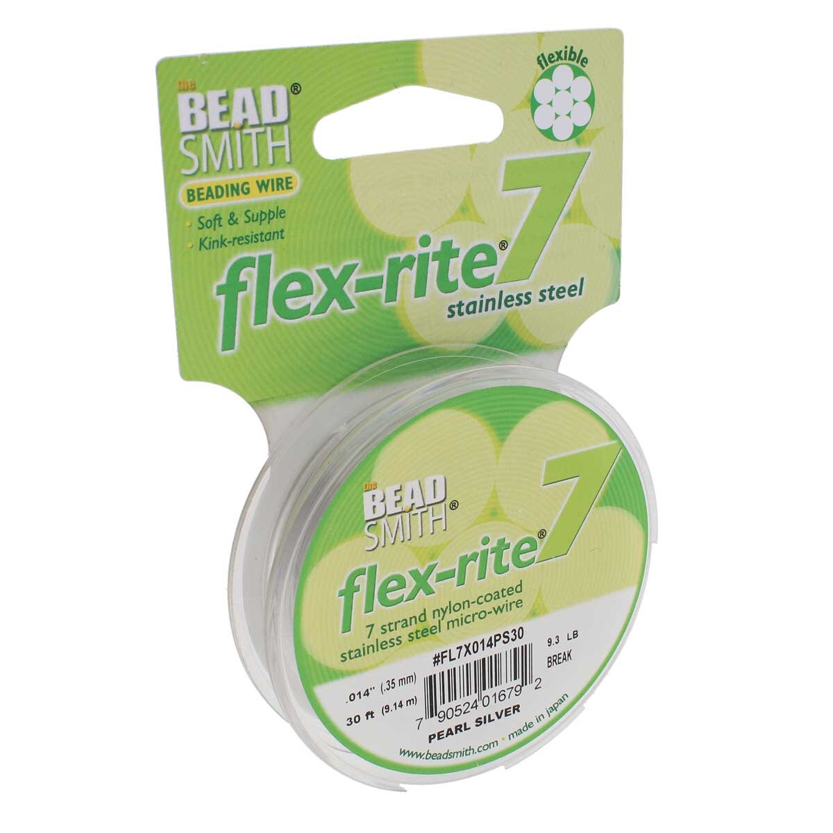 FLEX-RITE Flexrite 7 Strand Beading Wire Nylon Coated Metal 10-1,000 feet CHOICE - Picture 20 of 47