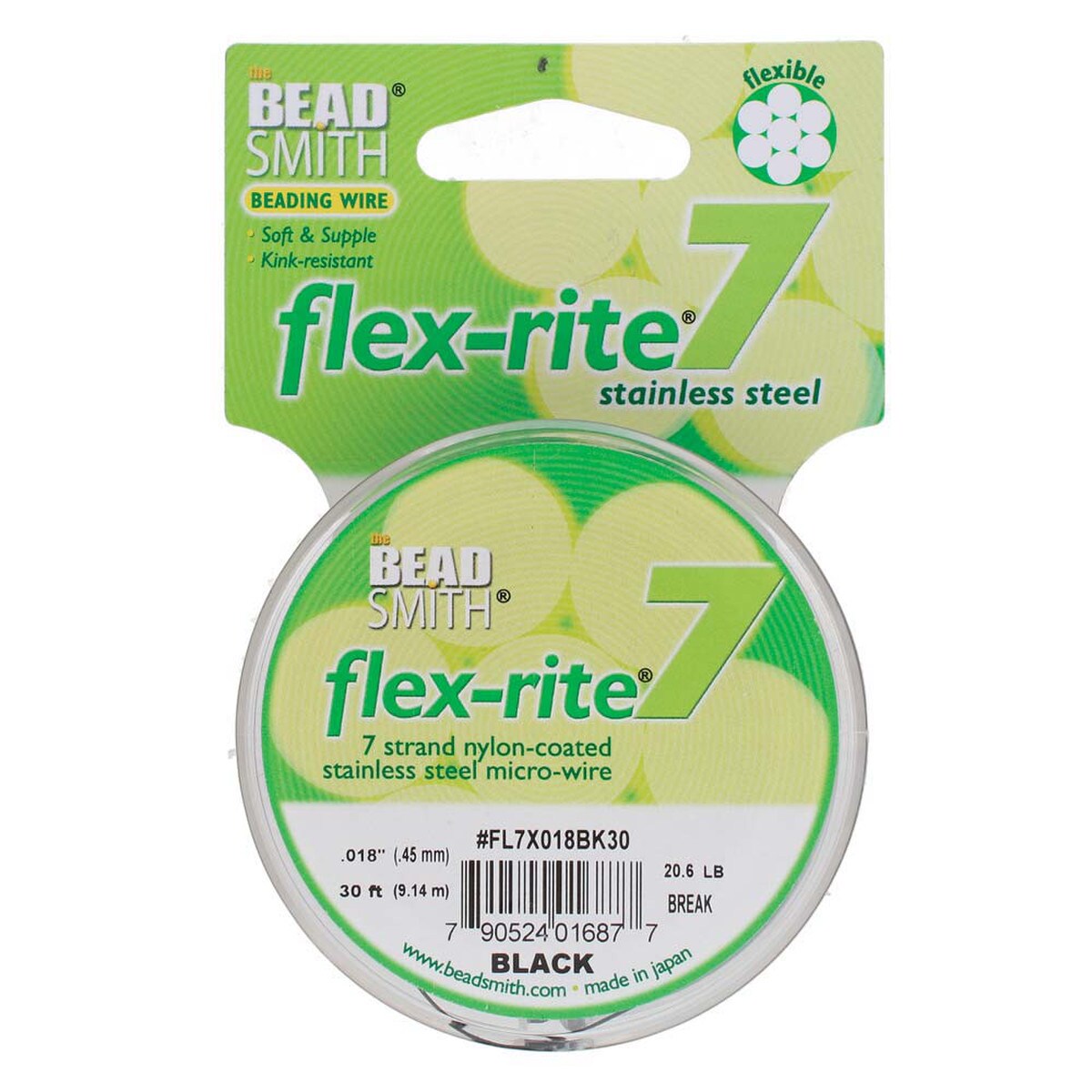 FLEX-RITE Flexrite 7 Strand Beading Wire Nylon Coated Metal 10-1,000 feet CHOICE - Picture 34 of 47