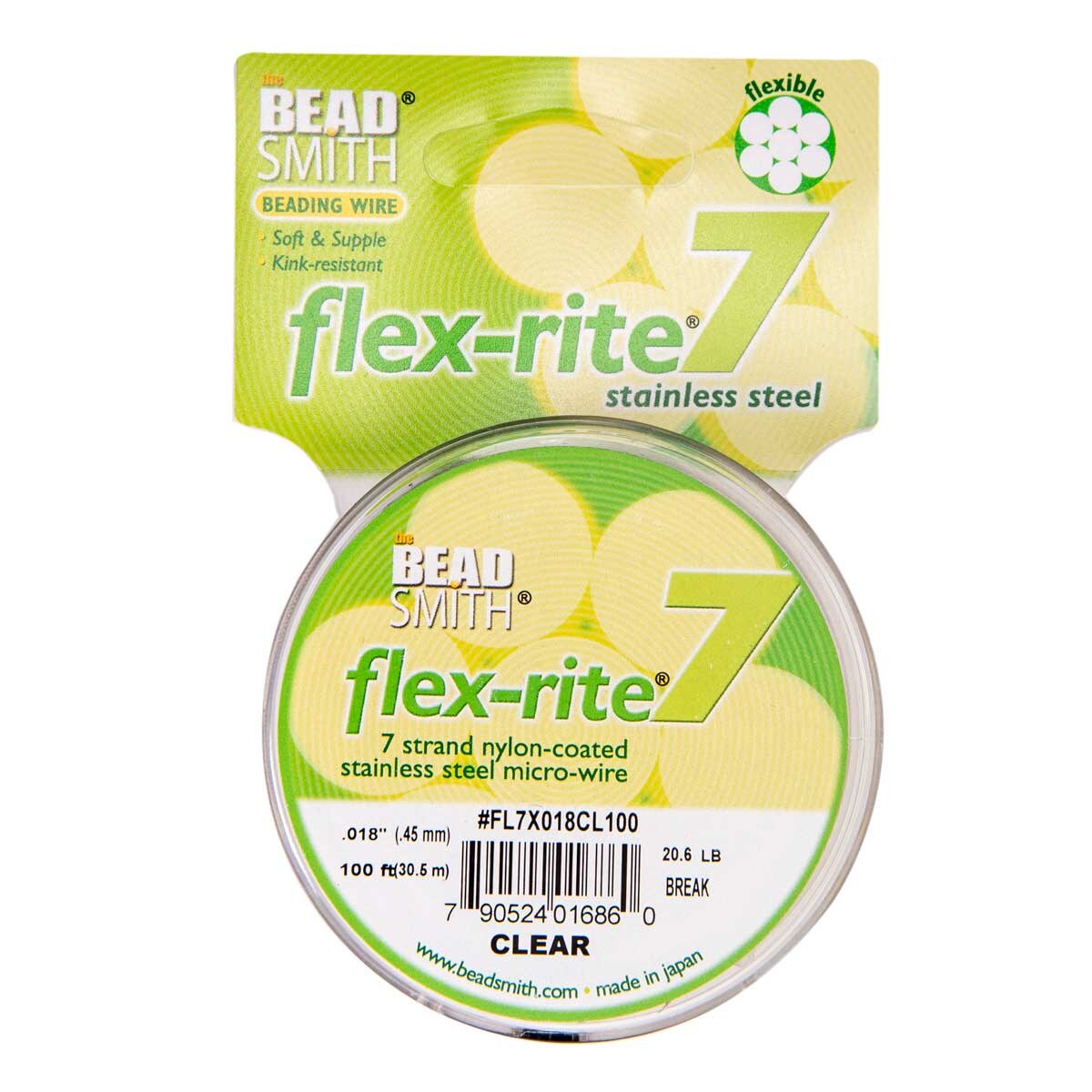 FLEX-RITE Flexrite 7 Strand Beading Wire Nylon Coated Metal 10-1,000 feet CHOICE - Picture 10 of 47
