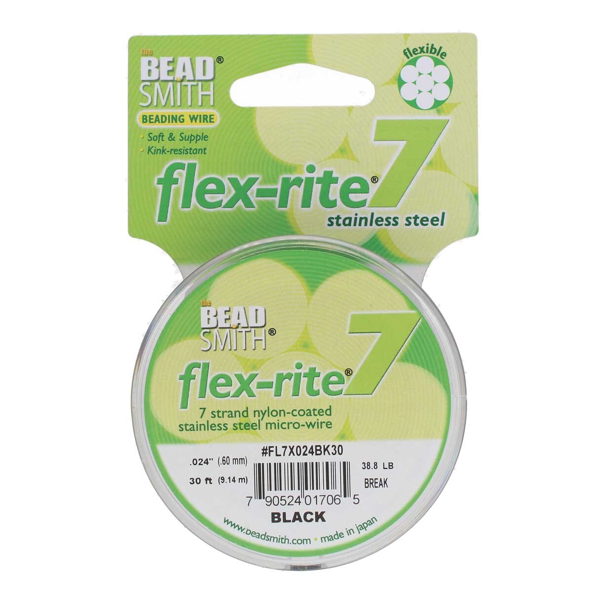 FLEX-RITE Flexrite 7 Strand Beading Wire Nylon Coated Metal 10-1,000 feet CHOICE - Picture 36 of 47