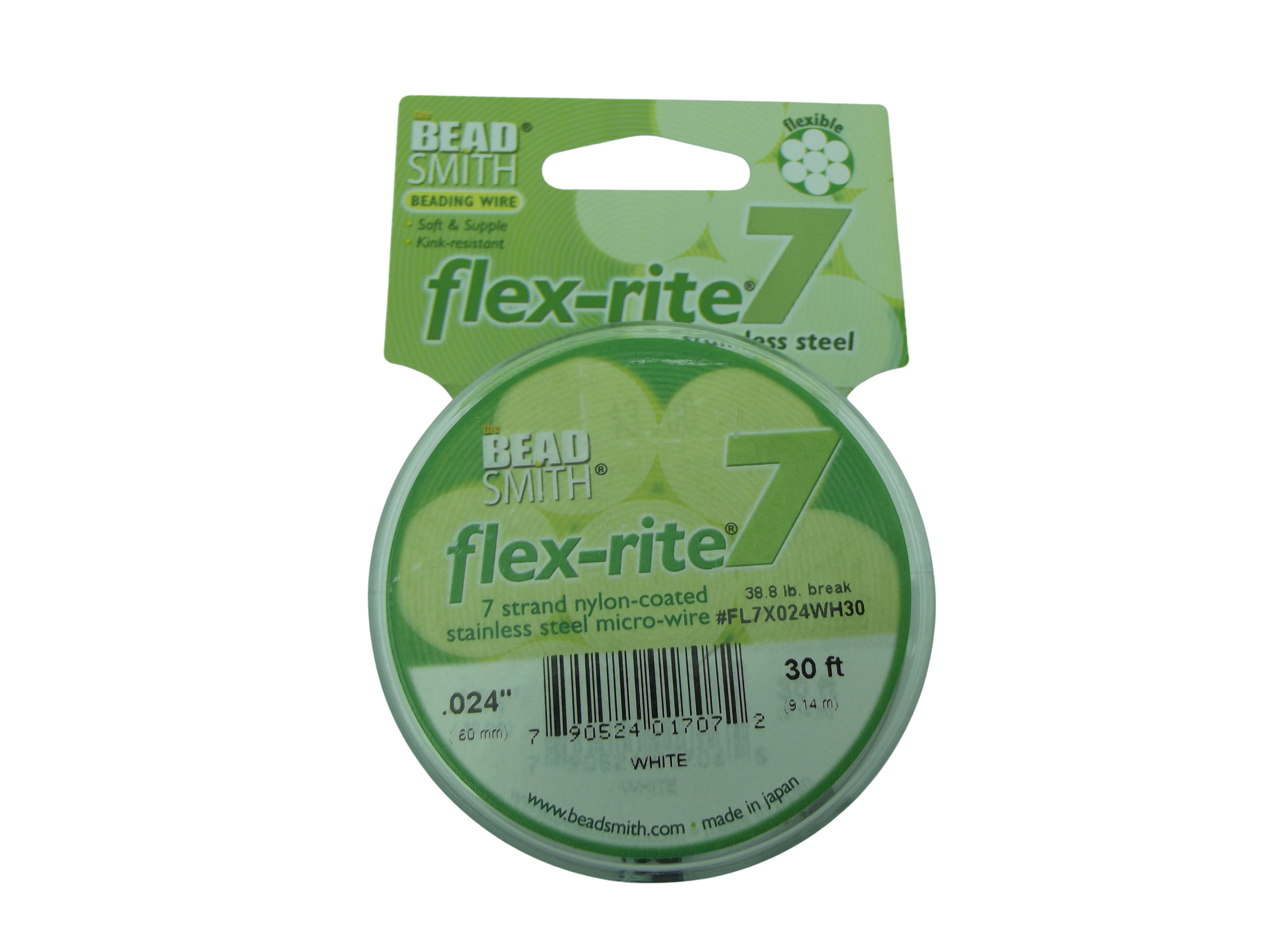 FLEX-RITE Flexrite 7 Strand Beading Wire Nylon Coated Metal 10-1,000 feet CHOICE - Picture 46 of 47