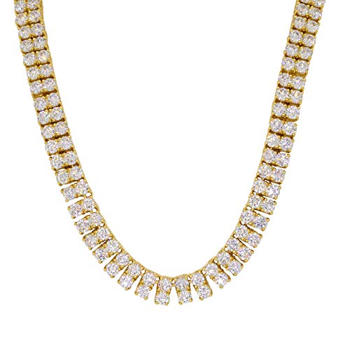 Tennis Chain Necklace Hip Hop Iced | eBay