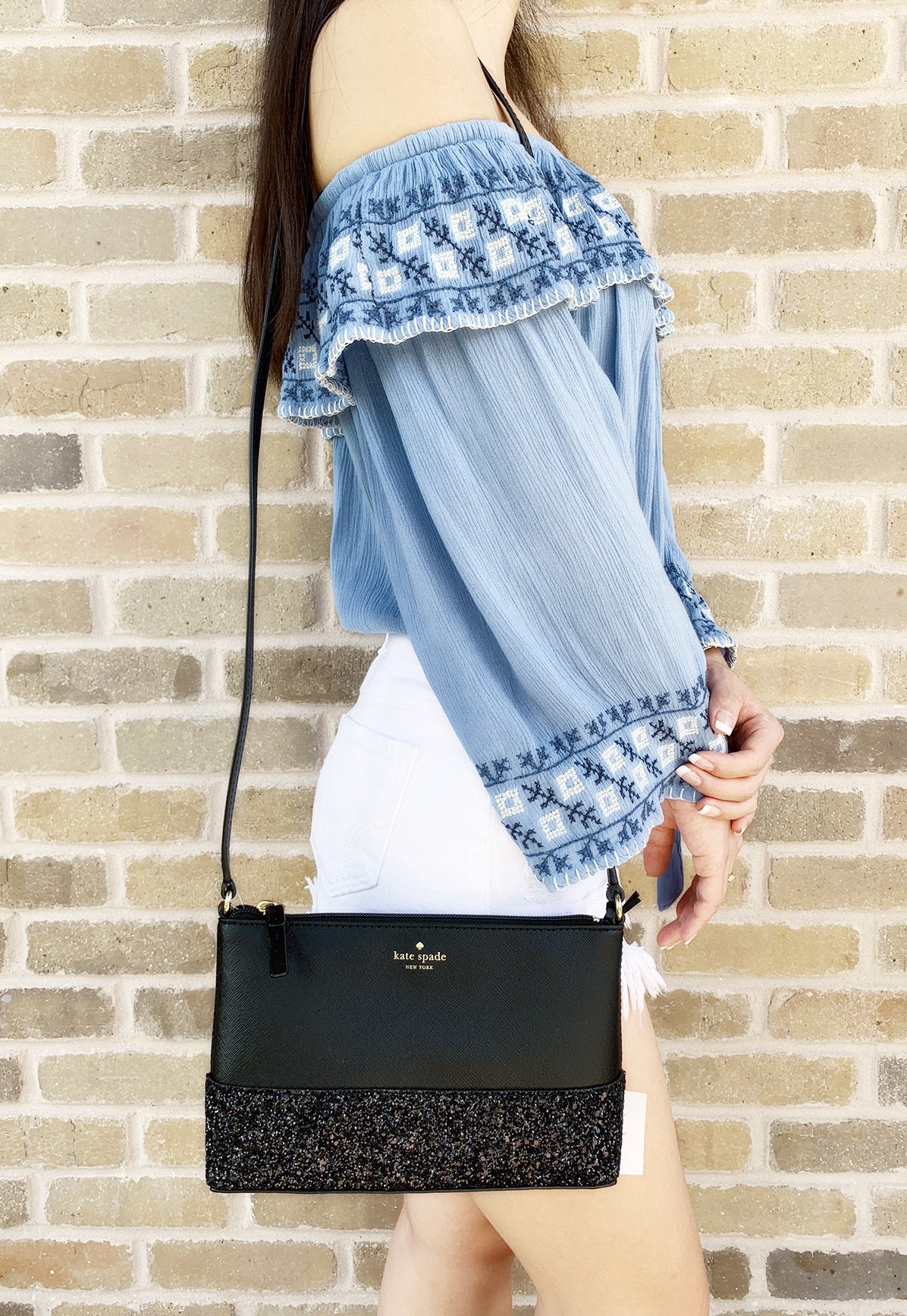 fossil sydney satchel pink